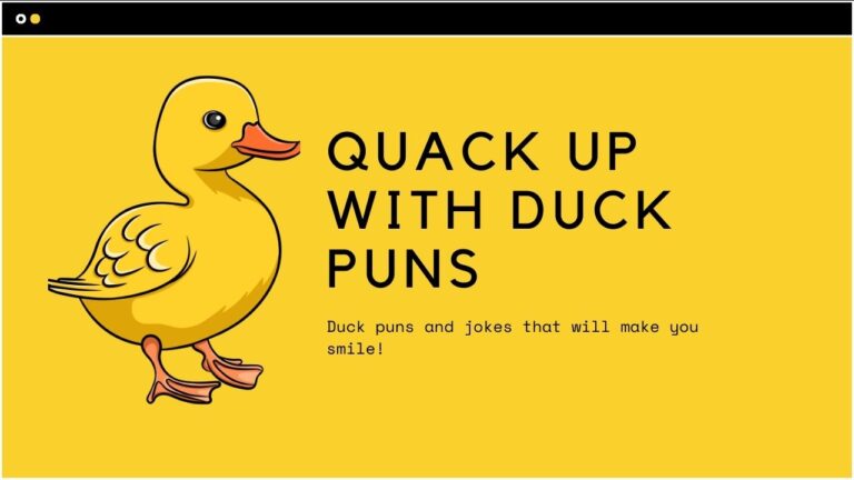 Duck Puns That Are Just Funny and Ducky