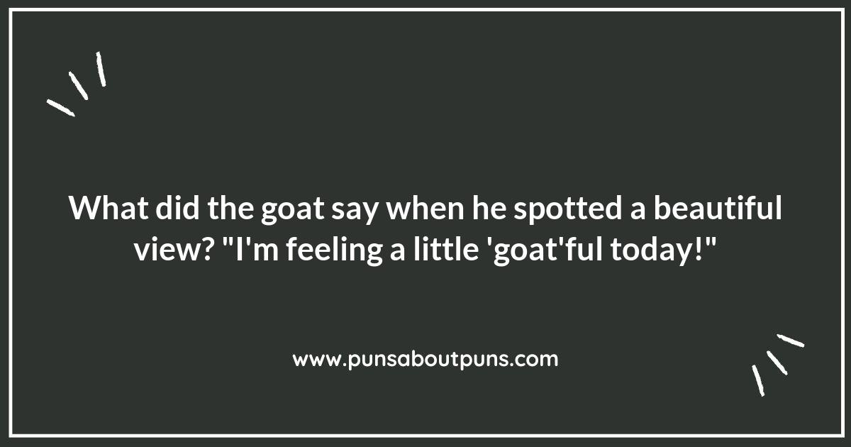 A-‘baa’-solutely Funny Goat Puns