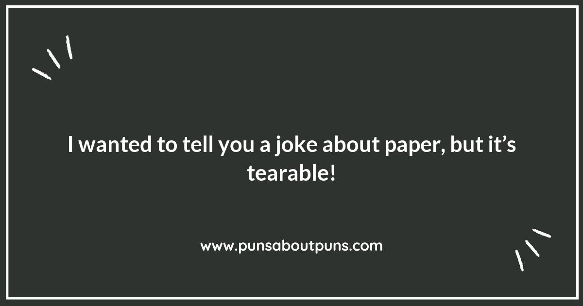 A Roll of Laughs: The Best Paper Puns