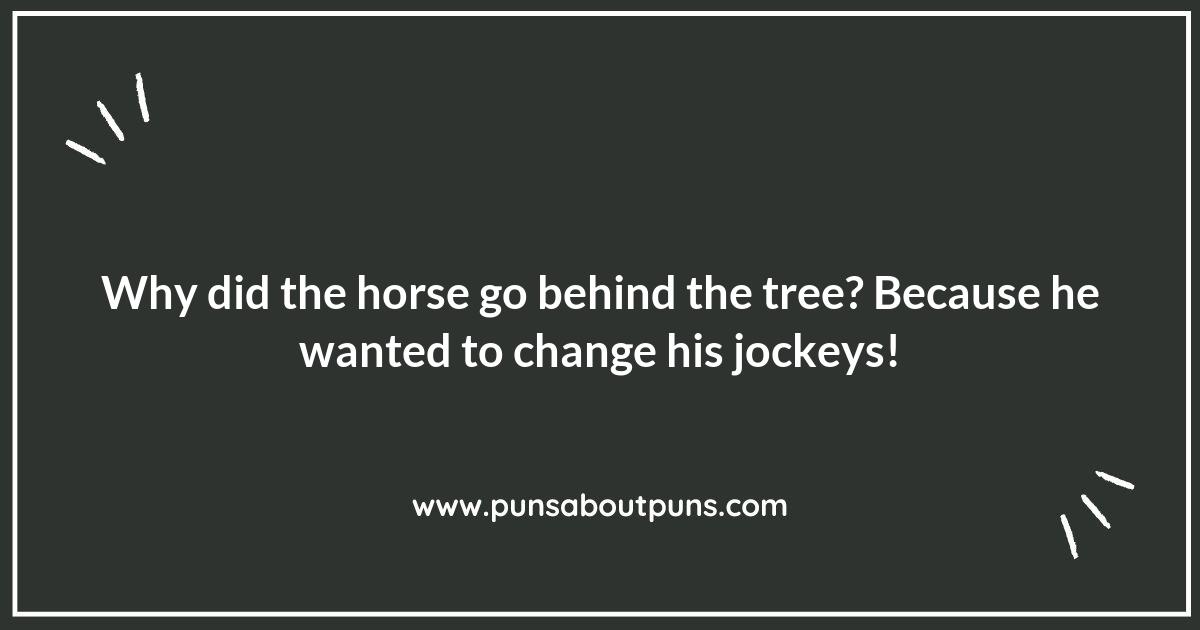 A Stable of Hilarious Horse Racing Puns