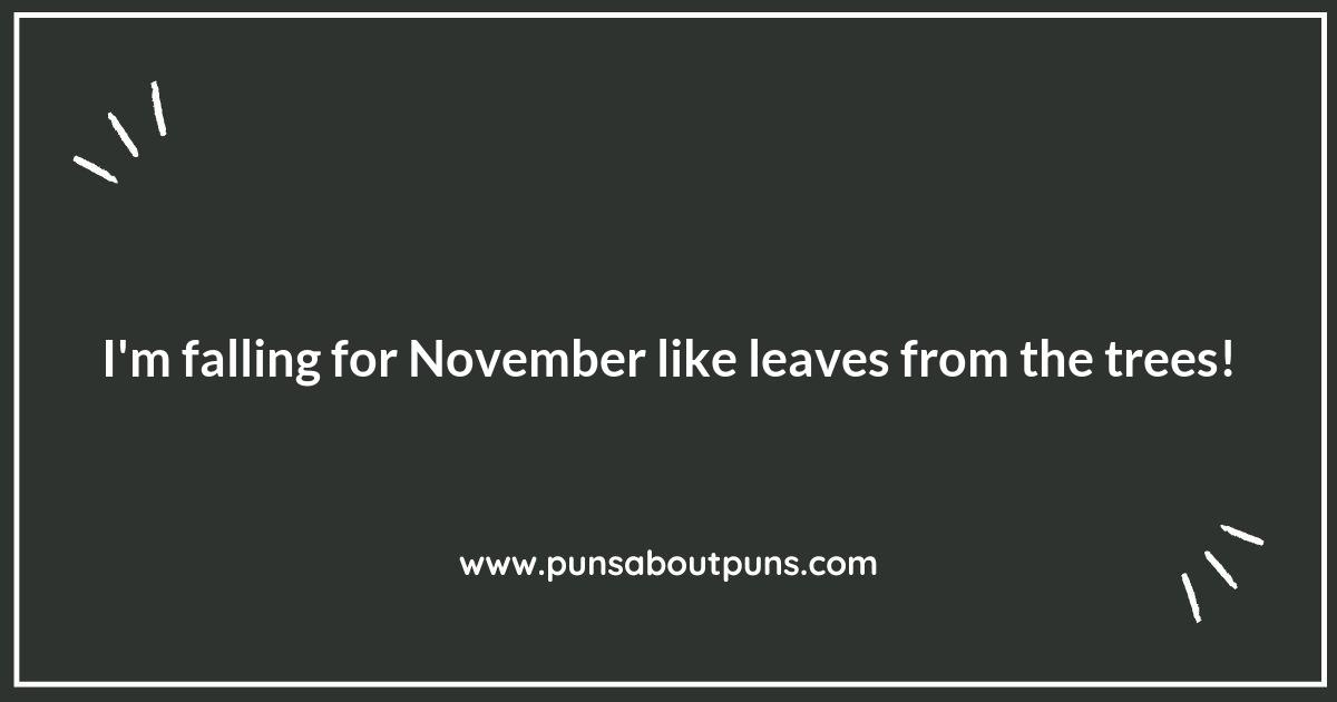 Autumn Vibes: November Puns for the Season