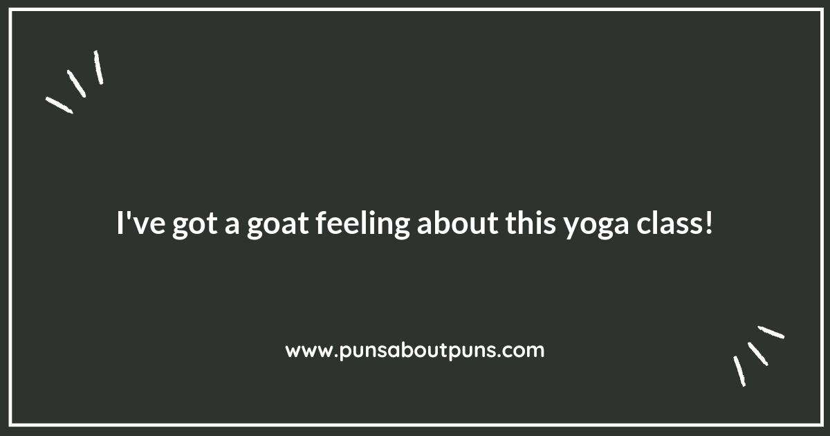 Baa-ckyard Bliss: Goat Yoga Puns for Every Occasion