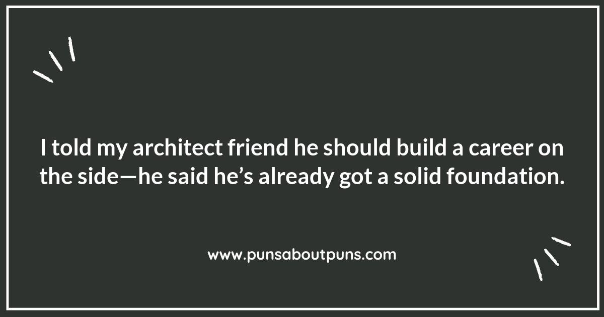 Blueprints of Humor: Explore Architect Puns