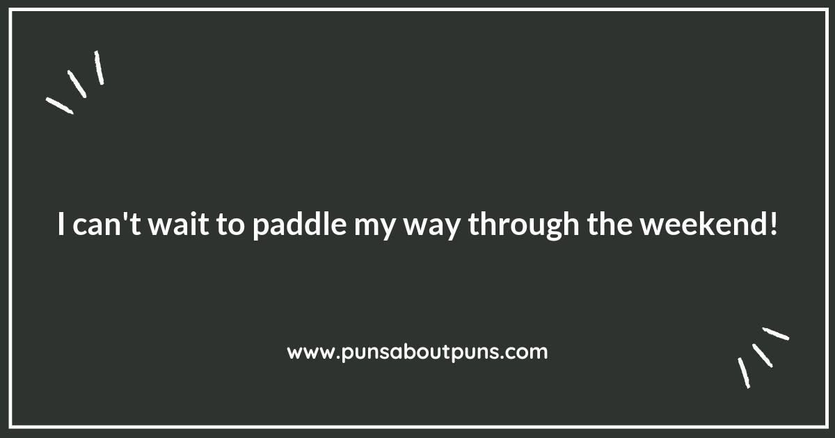 Canoeing Puns to Keep Your Spirits Afloat