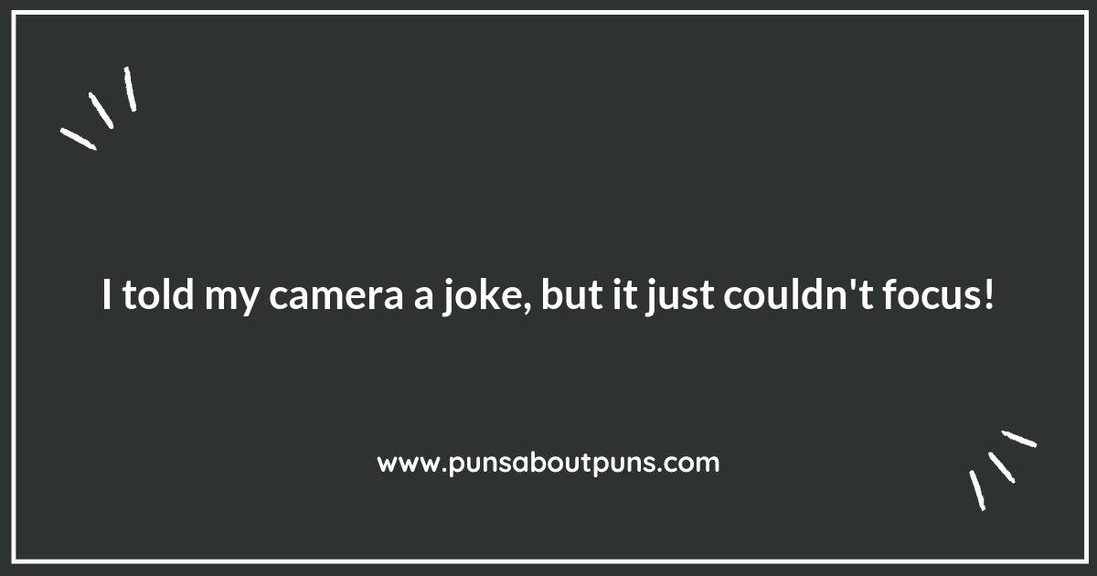 Capturing Joy: Witty Camera Puns for Photographers