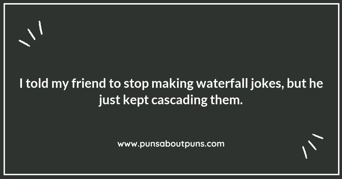 Cascading Humor: Dive into Waterfall Puns