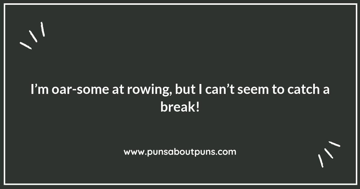 Catch the Drift: Fun Rowing Puns to Sail Through