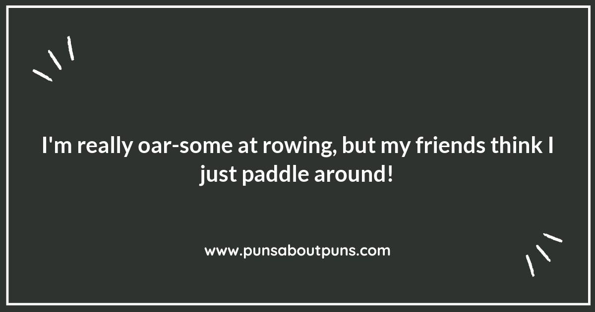 Catch the Drift: Hilarious Row Boating Puns