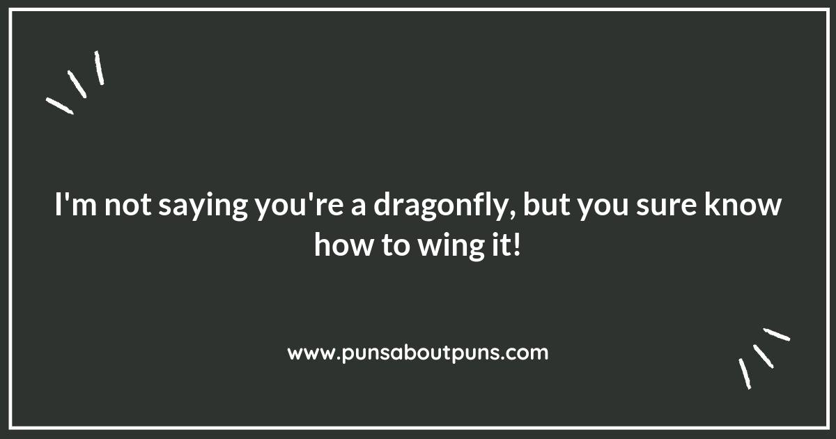 Catching the Light: How Dragonfly Puns Brighten Your Day