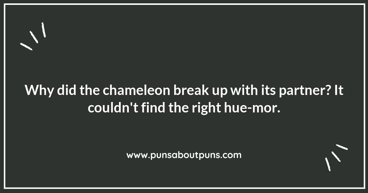 Chameleon Puns in Nature: The Beauty of Wordplay