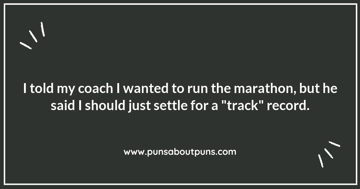 Chasing Laughter: Fast and Funny Track and Field Puns