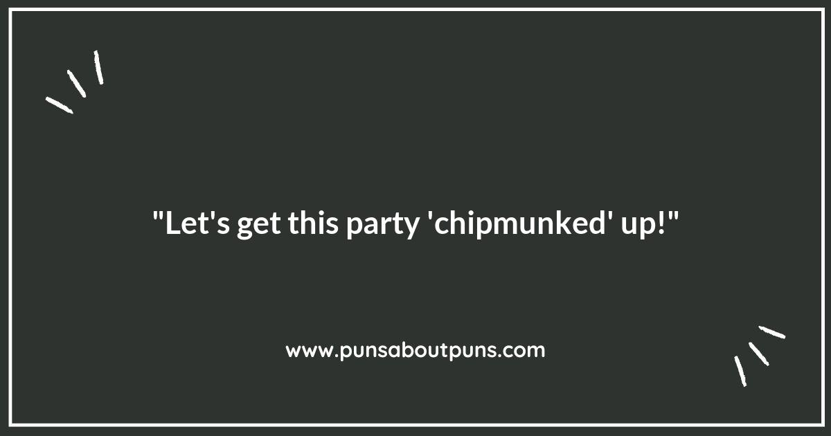 Chipmunk Puns for Parties: Entertaining Your Guests