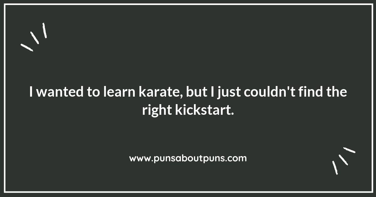 Chopping It Up: Witty Martial Arts Puns to Share