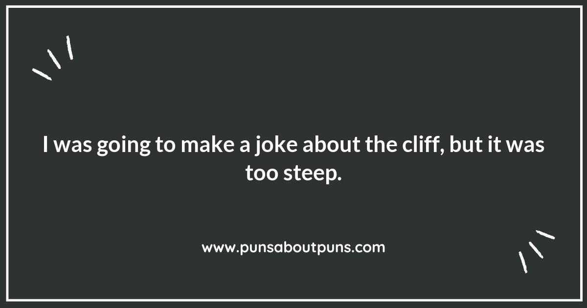 Cliffside Puns to Elevate Your Pun Game