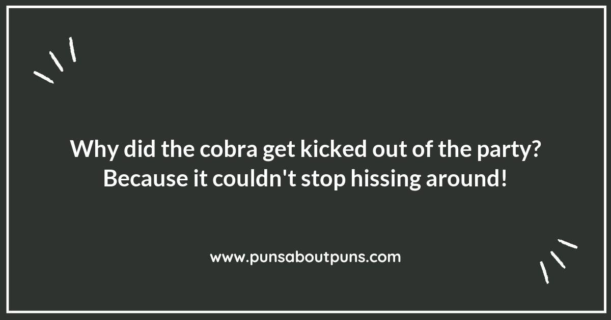 Cobra Puns: A Bite of Wit and Humor Cobra Puns: A Bite of Wit and Humor