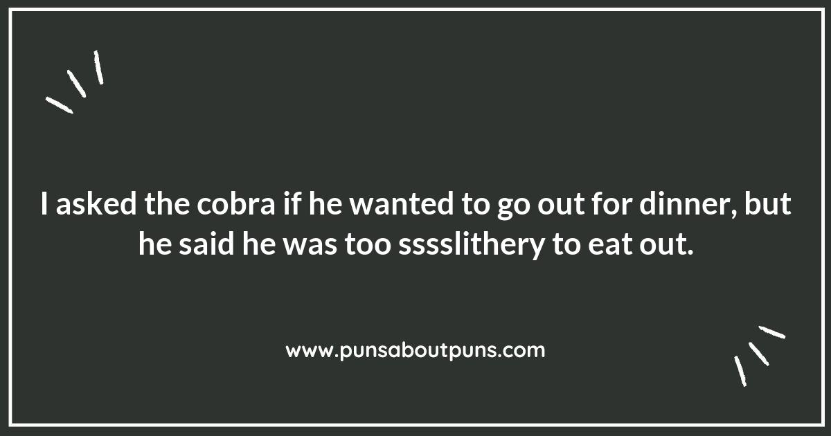Cobra Puns for Ssssslithering Comedic Relief Cobra Puns for Ssssslithering Comedic Relief