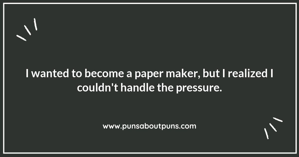 Crafting a Good Time: Creative Paper Puns