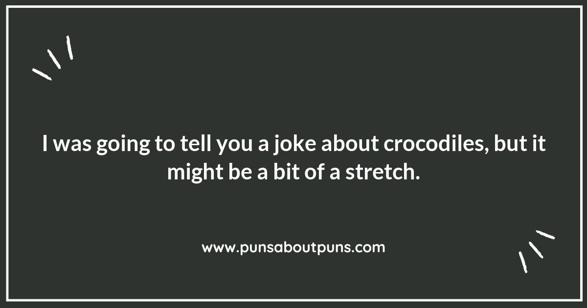 Crocodile Puns: Scaling Up Your Wit