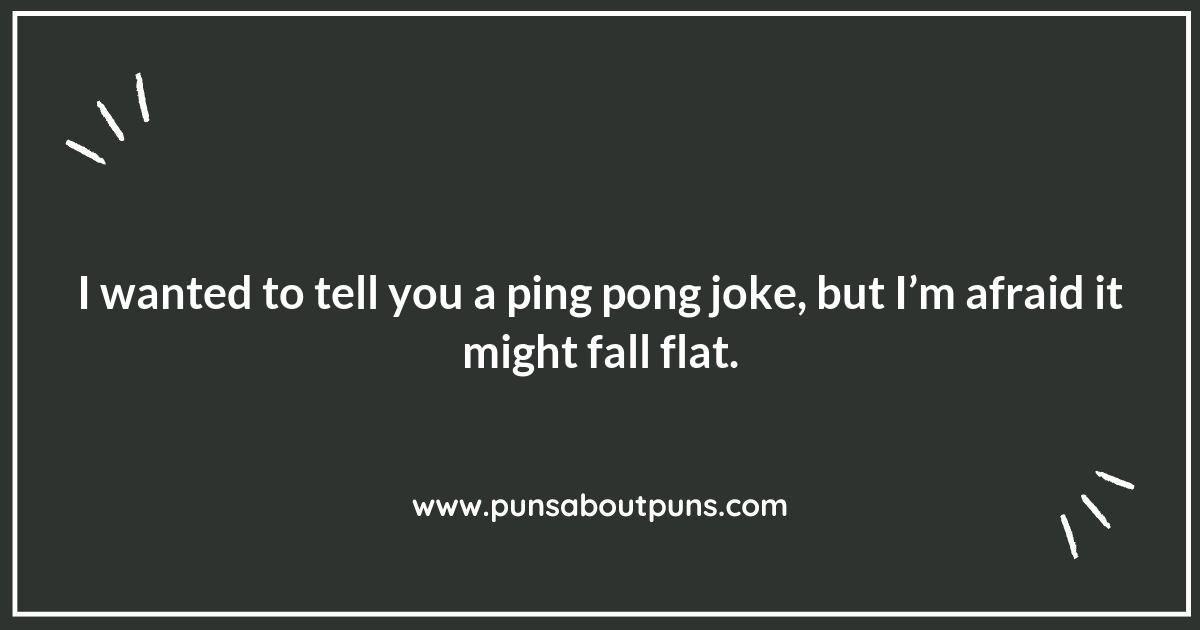 Diving into the World of Ping Pong Puns