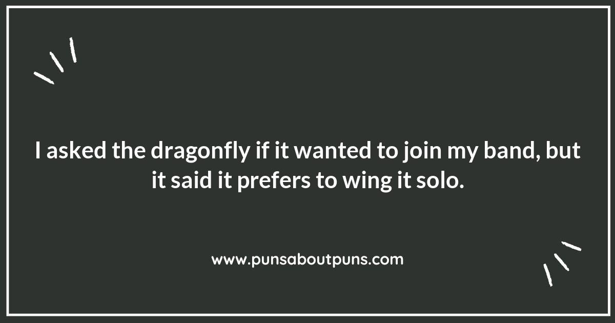 Dragonfly Puns: The Winged Wordsmiths of Funny