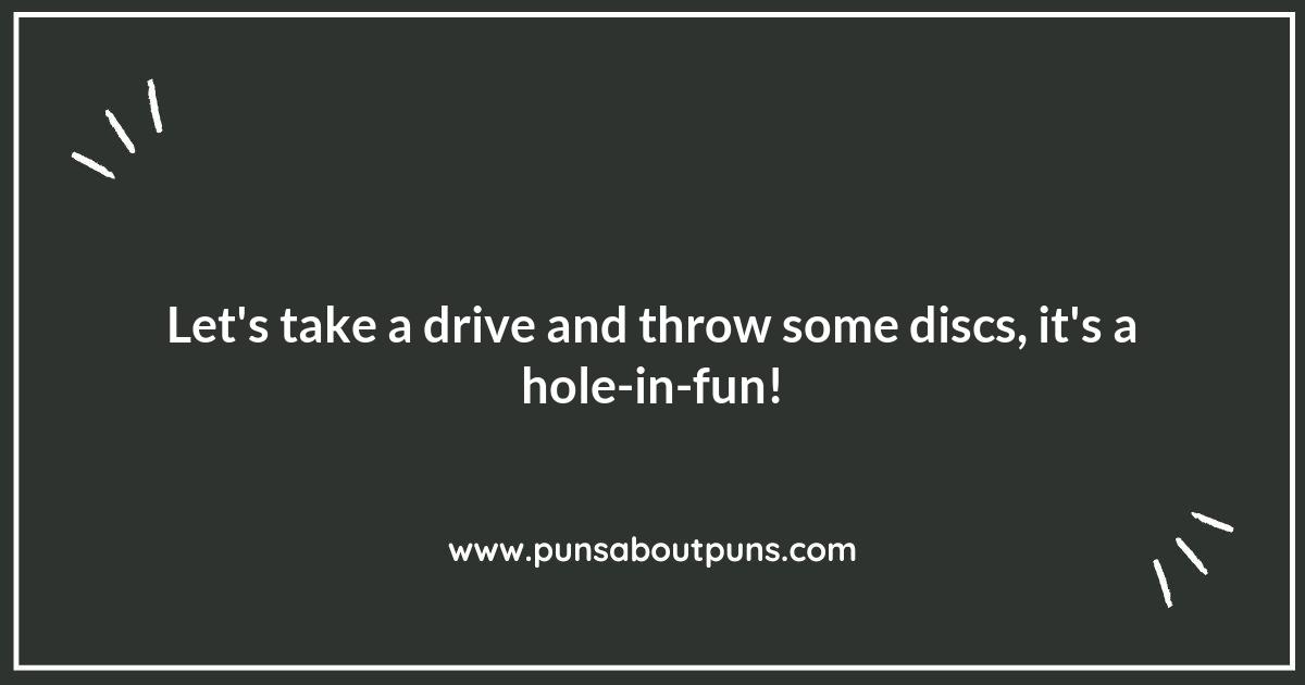 Driving Home the Fun with Frisbee Golf Puns