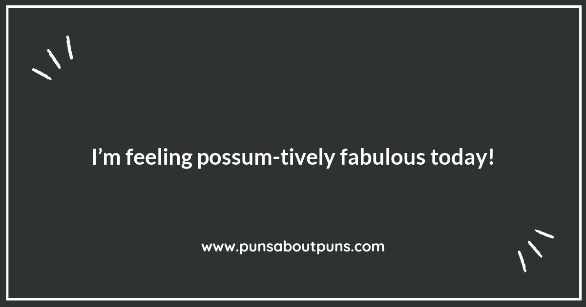 Explore the Wild Side with These Witty Possum Puns