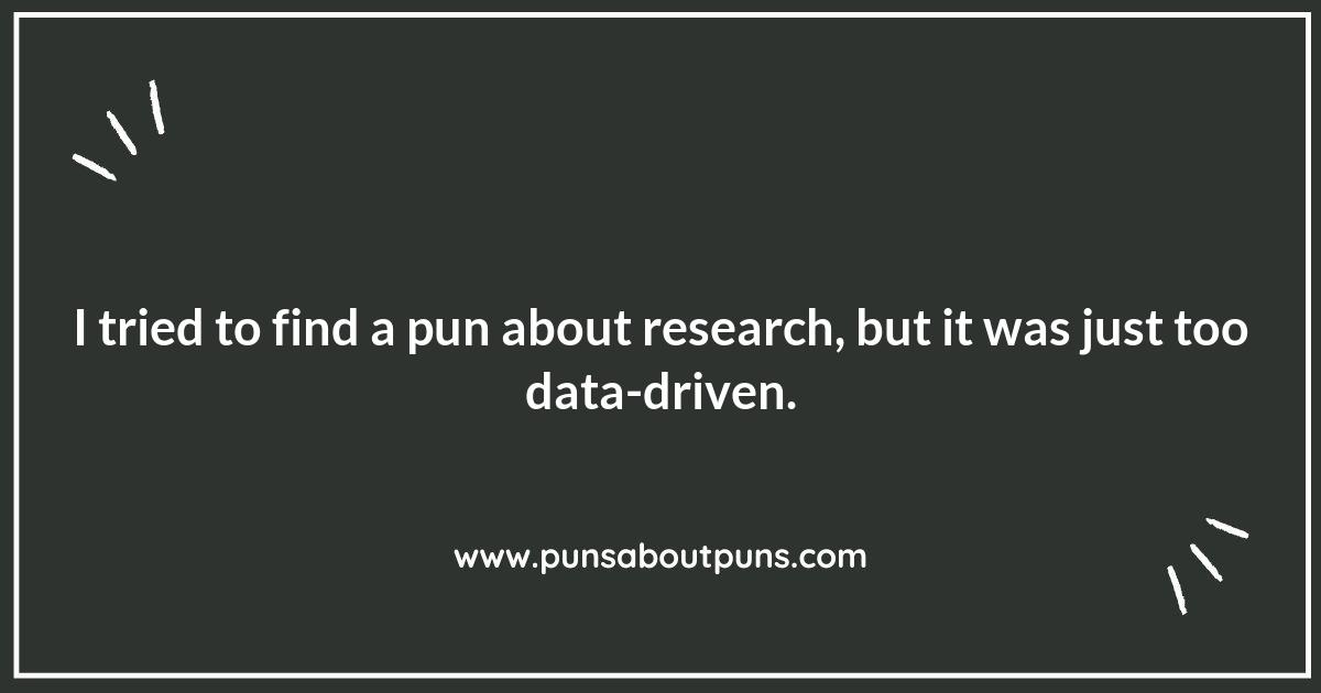 Exploring the Depths of Research Puns: A Pun-derful Journey