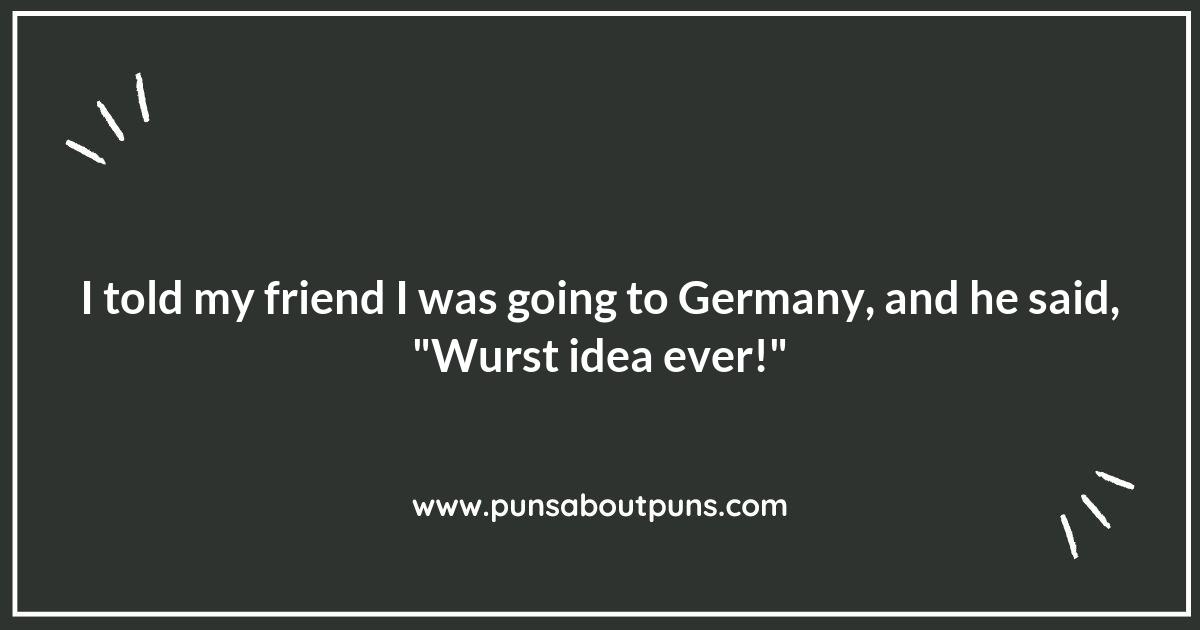 Exploring the Wurst of Germany Puns