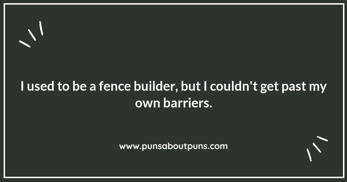 Fencing Funnies: Laugh-Out-Loud Fence Puns