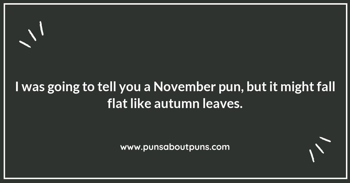 Festive November Puns for Holiday Cheer