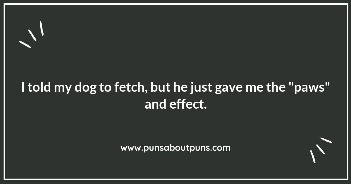 Fetch the Giggles: Side-Splitting Dog Training Puns