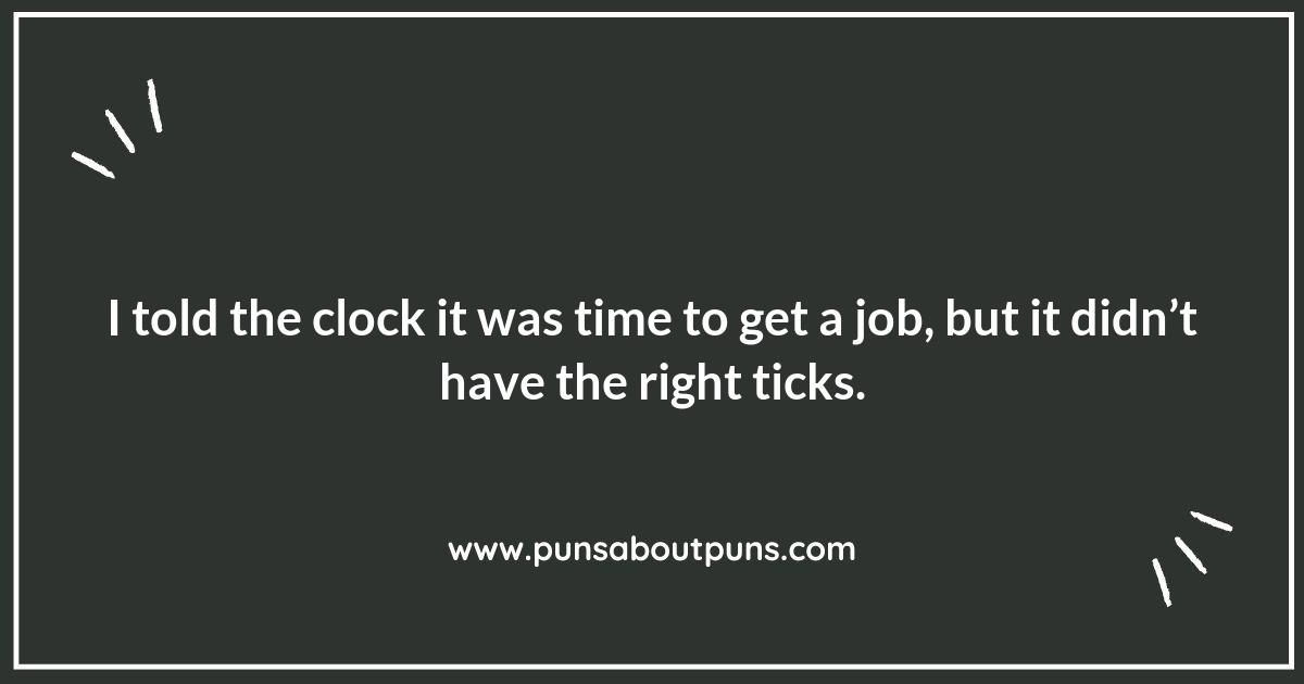 Finding the Right Time for Clock Puns That Shine