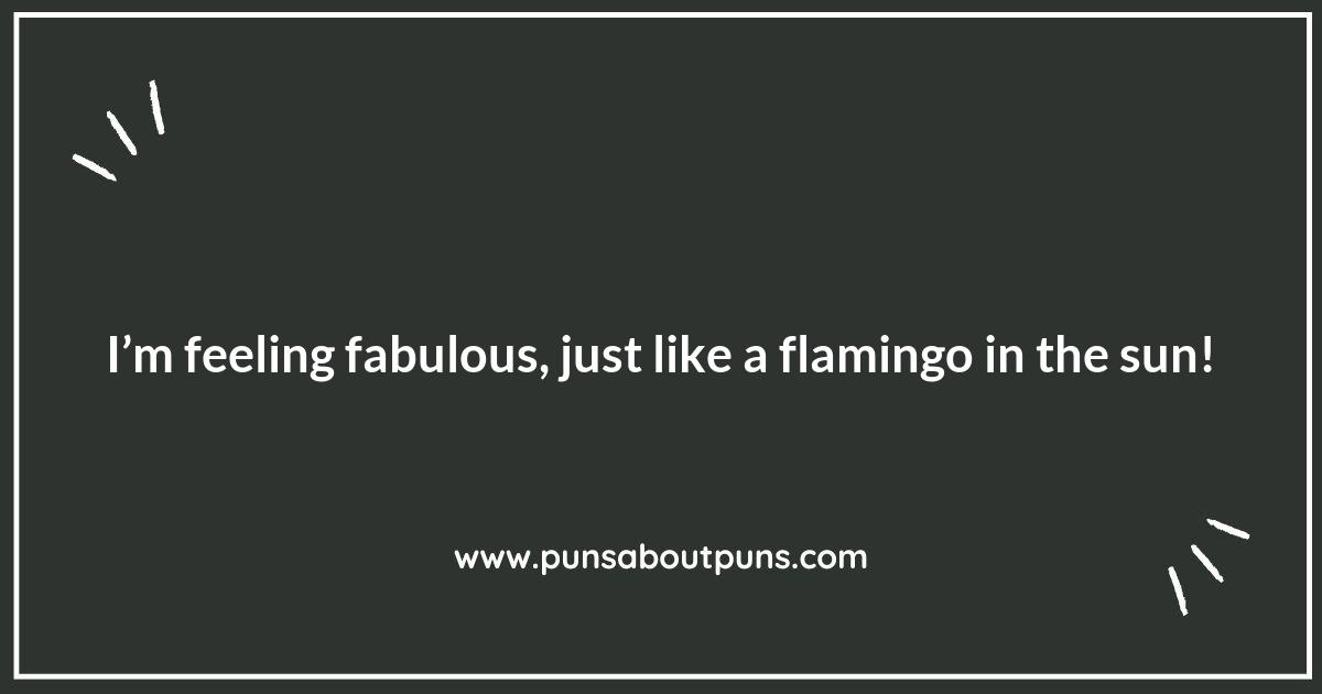 Flamingo Puns to Use in Your Summer Greetings