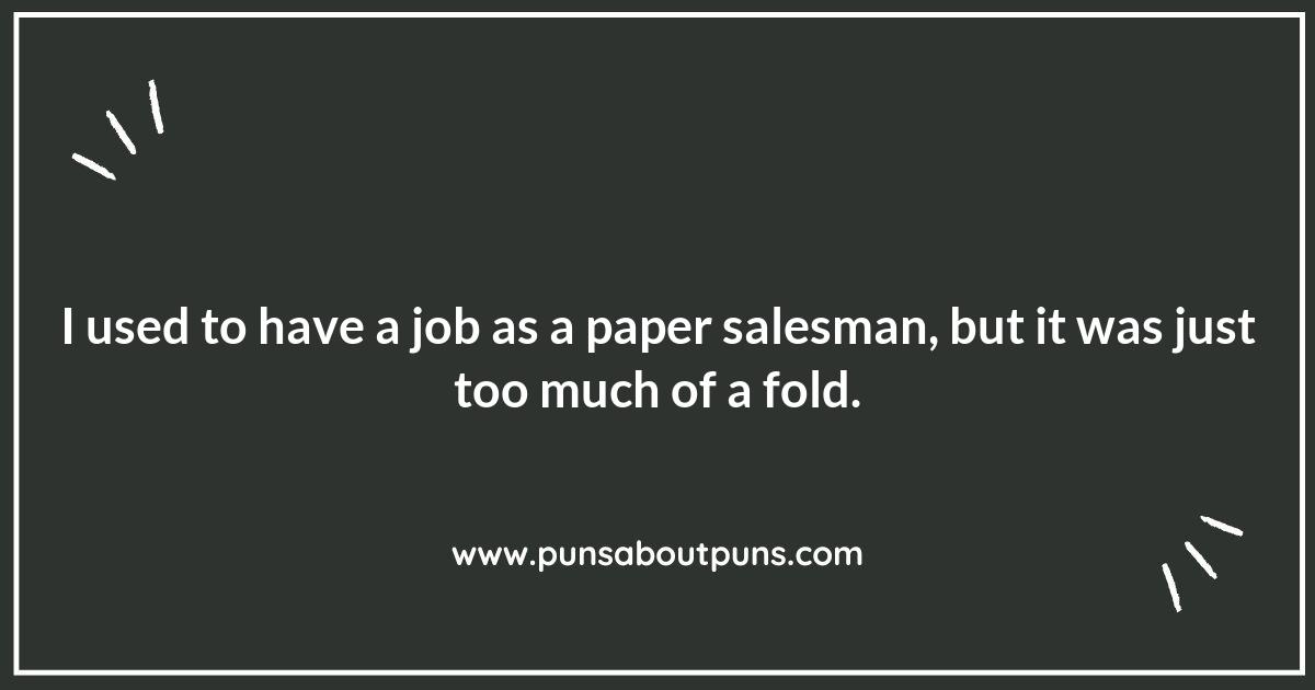 Folded Humor: The Art of Paper Puns