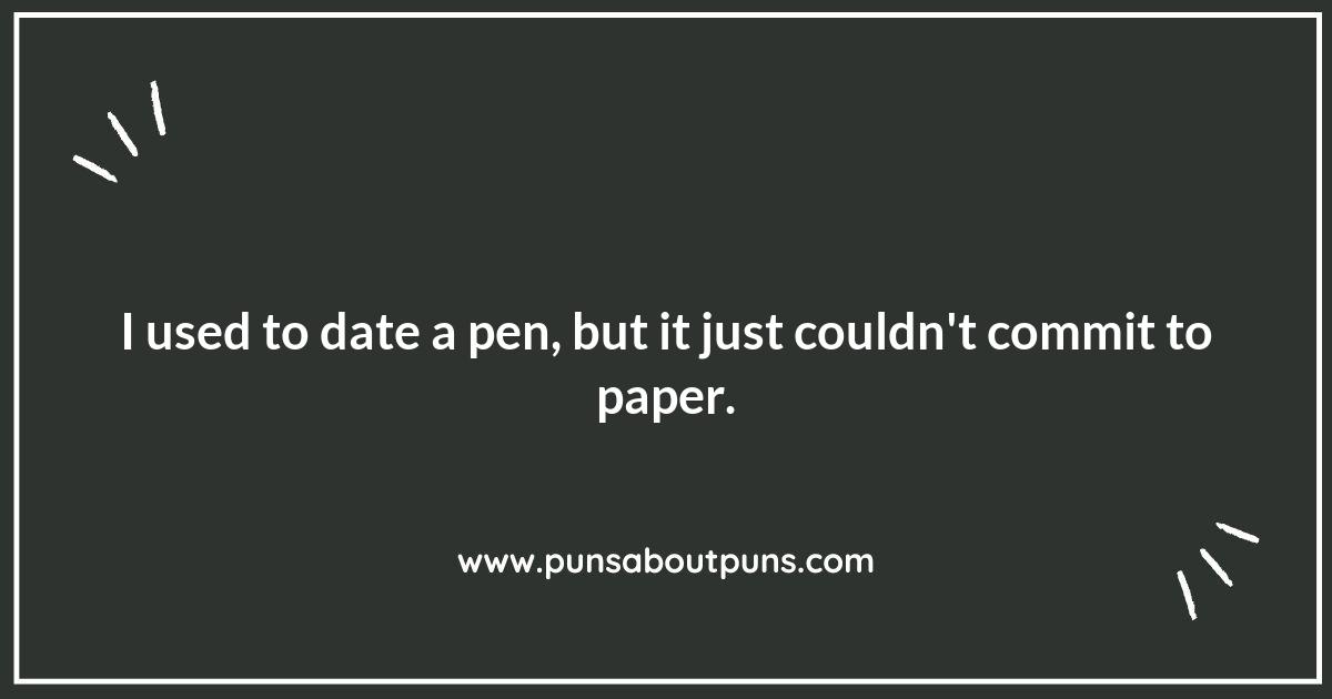 From Ballpoint to Brush: A Spectrum of Pen Puns