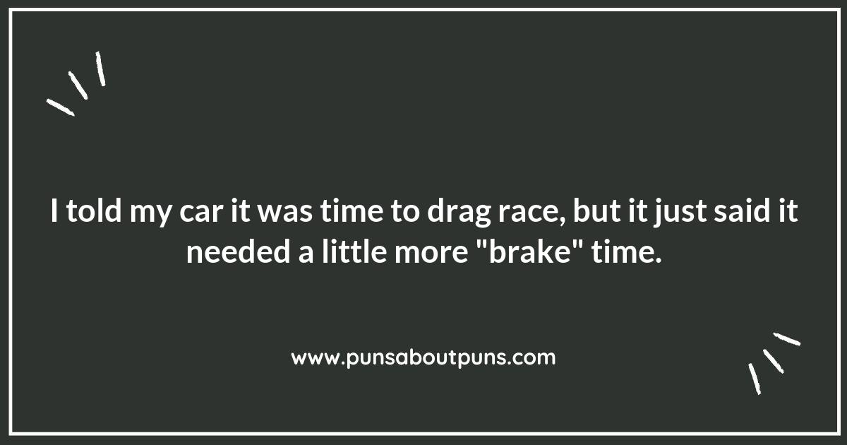 Full Throttle Fun: Unleash These Drag Racing Puns