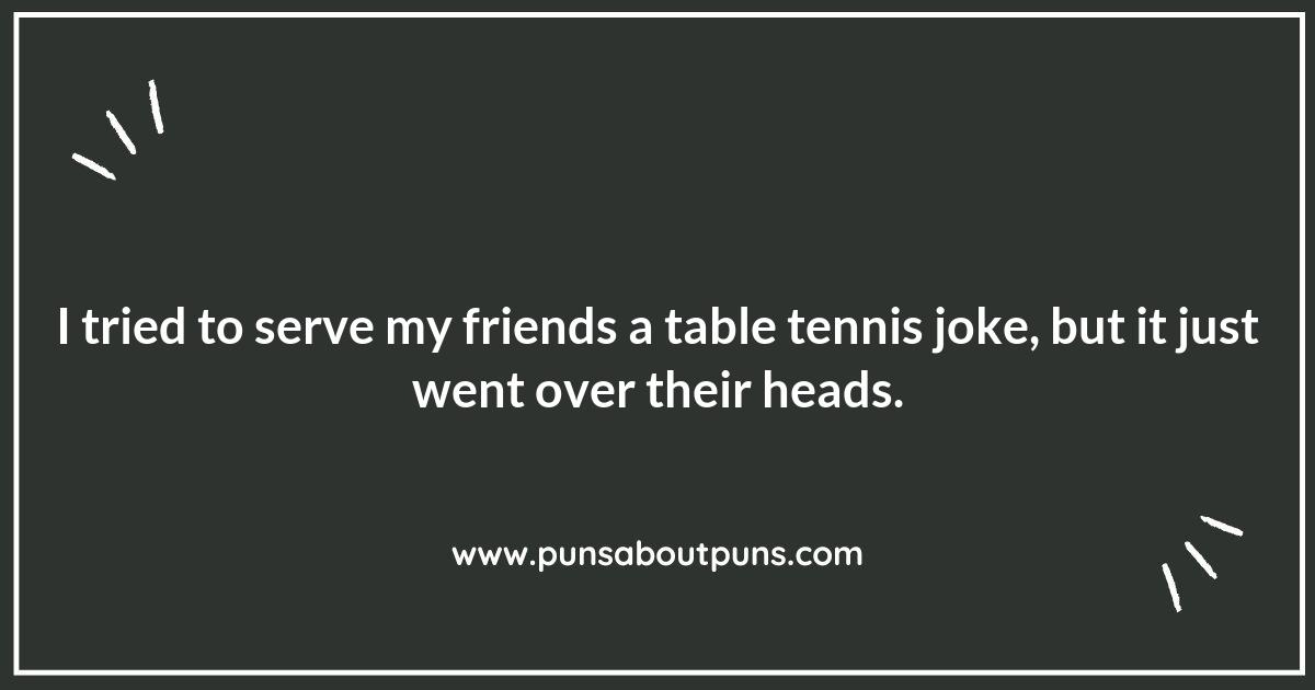 Game, Set, Match: Table Tennis Puns for Everyone