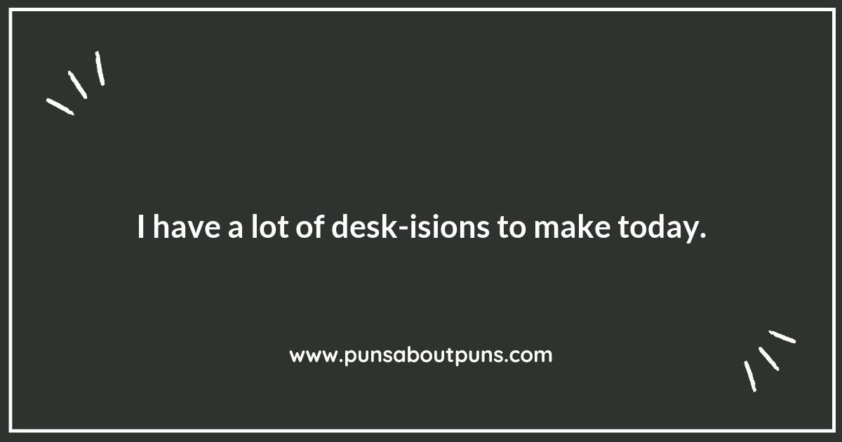 Get Organized with These Clever Desk Puns