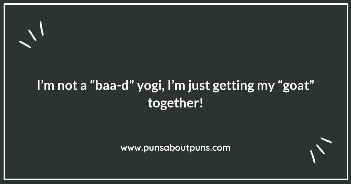 Goat Yoga Puns