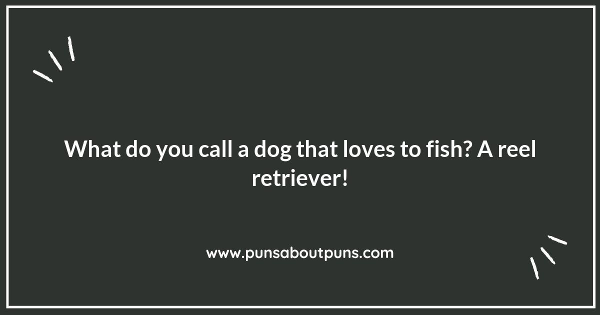 Gone to the Dogs: Fishing Puns with a Canine Twist