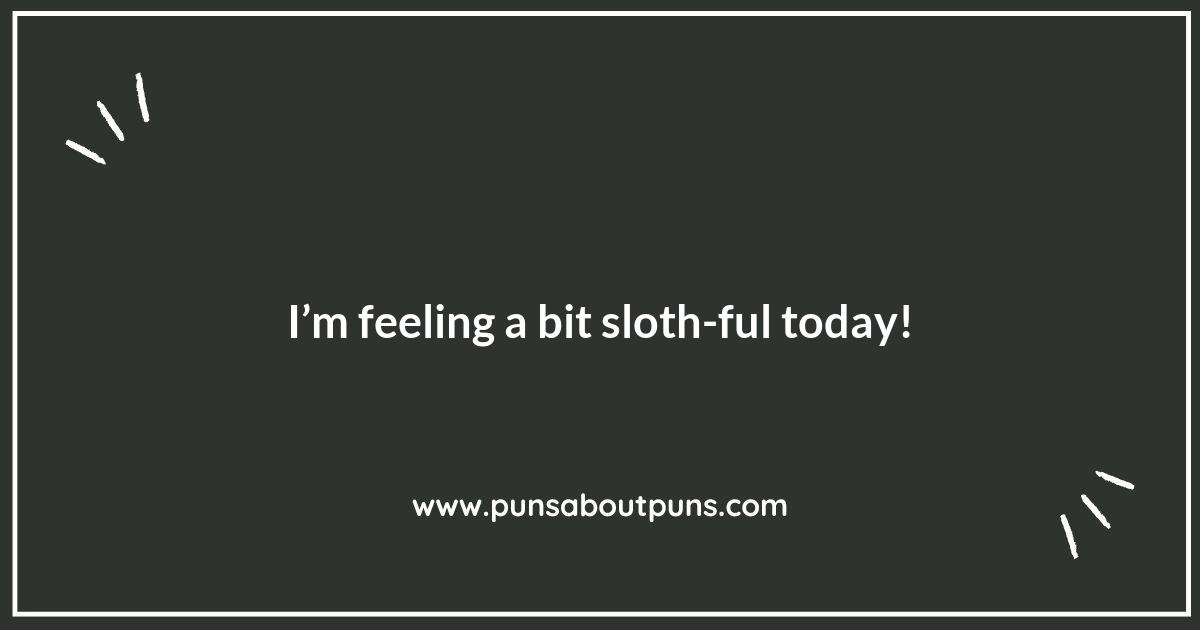 Hilarious Sloth Puns to Share with Friends