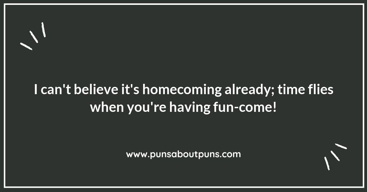 Homecoming Puns: A Playful Twist on Tradition