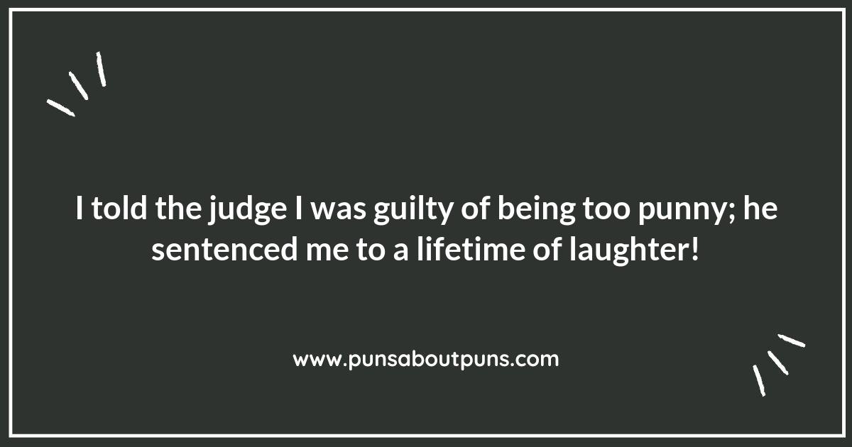 In the Dock of Humor: Sidesplitting Judge Puns