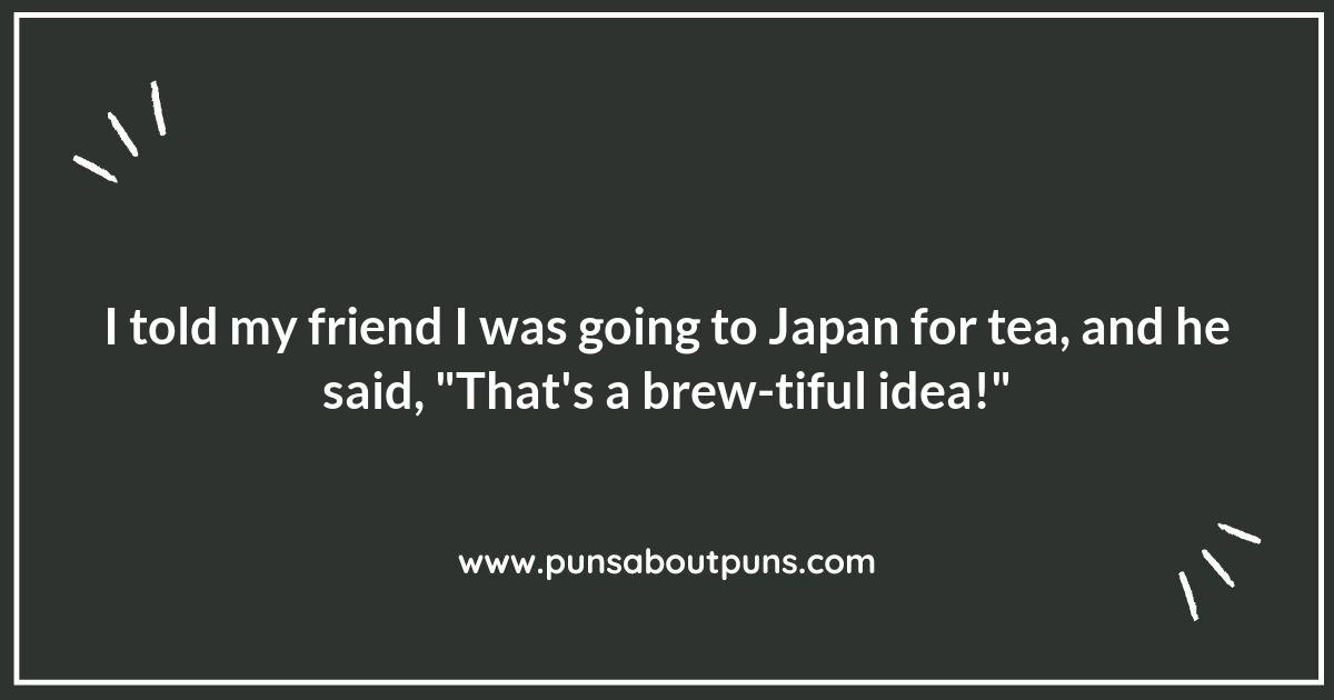 Japanese Tea Time: Brewing Up Japan Puns