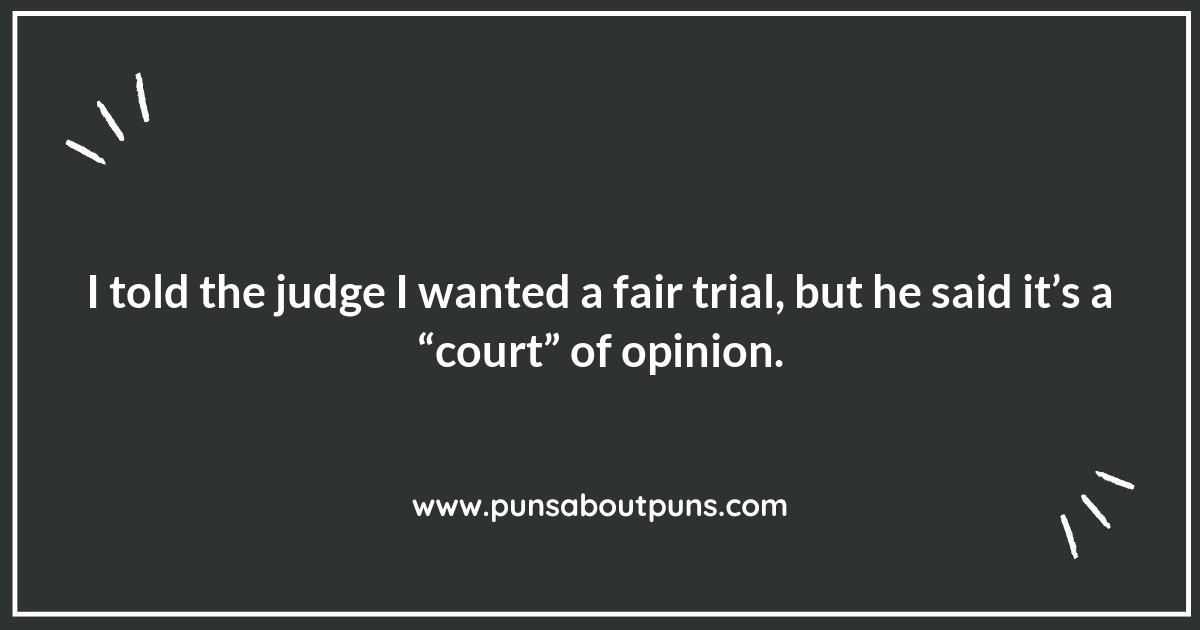 Jest Like That: Quick and Quirky Judge Puns