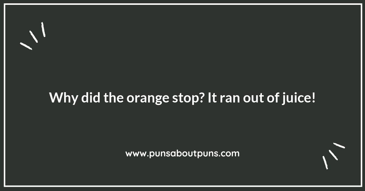 Juicy Laughs: The Best Orange Puns