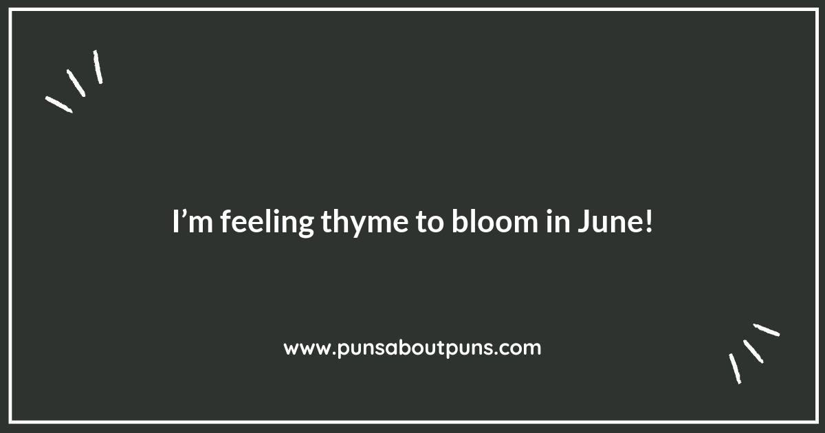 June Puns Inspired by Nature's Beauty