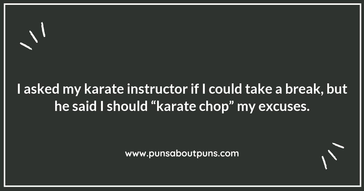 Karate Puns That Will Kick You Into Laughter