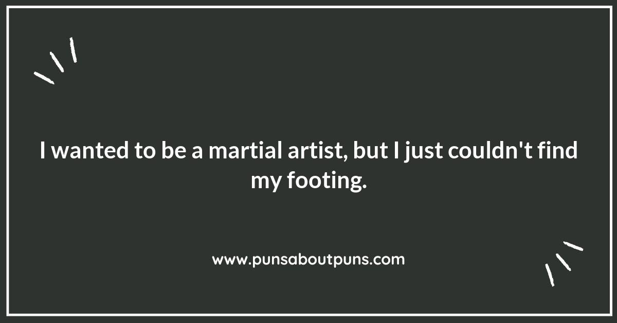 Kicking Off the Giggles: Must-Read Martial Arts Puns