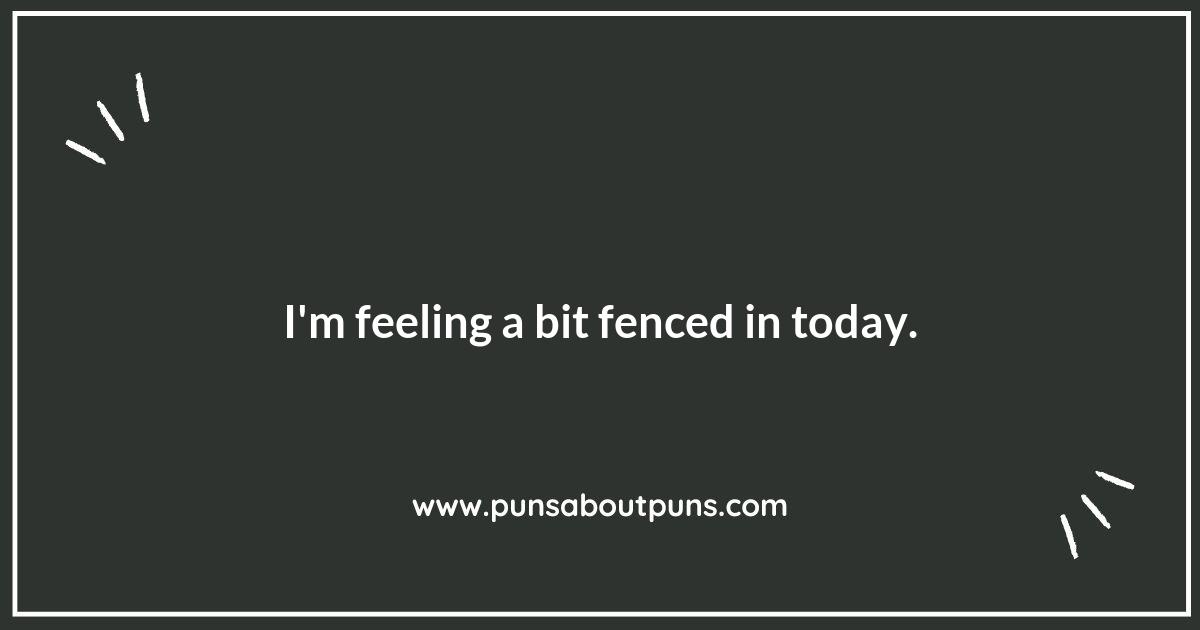 Lattice Laughs: Punny Fence Sayings for Every Occasion